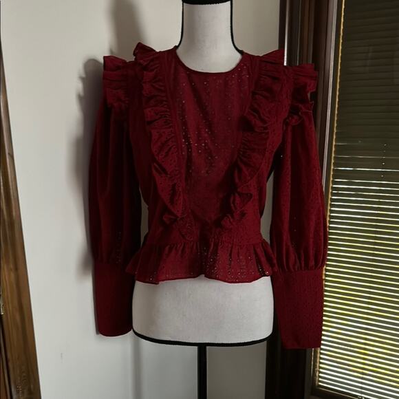 Robert Rodriguez | Laced Charlotte Top Size 4 - Picture 6 of 16